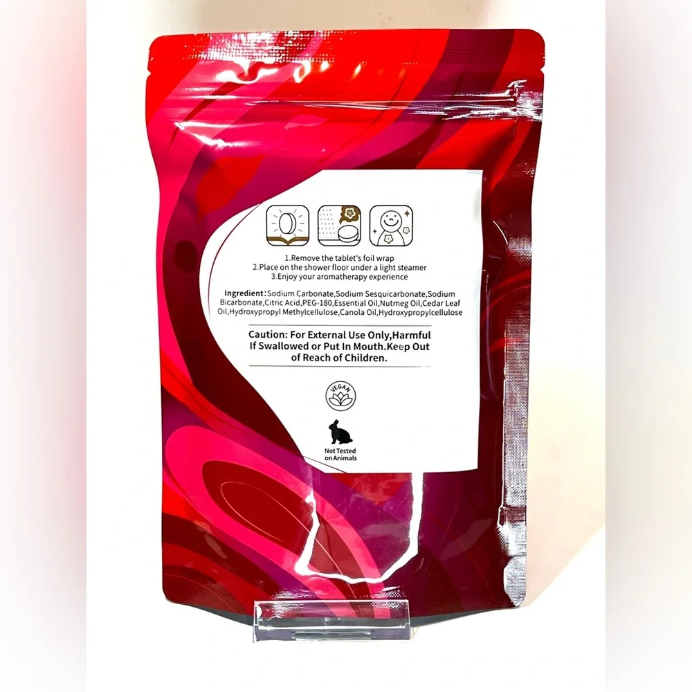 Easy Mood ORGANIC Shower Steamers Rose and Watermelon
